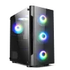 V SERIES V15 Micro Computer Case Display RGB Cooling Fan Two Side panel with TEMPERED GLASS Desktop PC Case