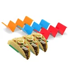 Food grade plastic taco trays Taco Stand Tray Style, Dishwasher and Microwave oven Available Taco Holder