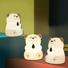2019 トップ販売ポータブル動物マウスナイトシリコーンライト Led ランプ子供のおもちゃパッティングランプ