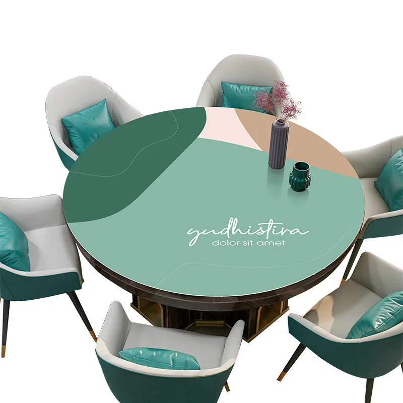 Round leather table cloth waterproof dining table mat custom restaurant Decor protector cover 42inch
Round leather table cloth waterproof dining table mat custom restaurant Decor protector cover 42inch