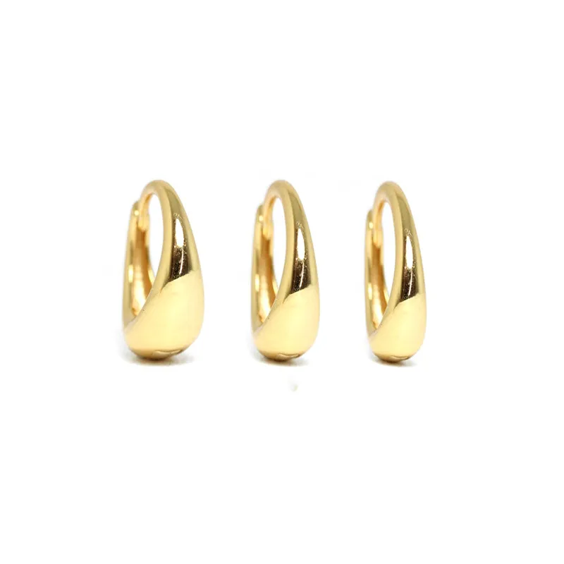 3/4/5 mm s925 sterling silver simple fashion classic glossy drop-shaped hoop earrings
3/4/5 mm s925 sterling silver simple fashion classic glossy drop-shaped hoop earrings