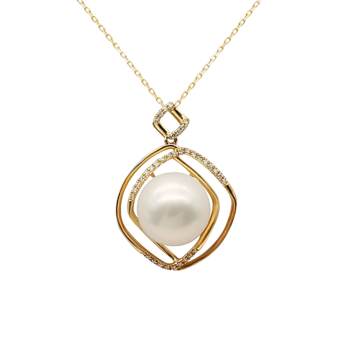 Luxury Freshwater Pearl Solid 18K Gold Necklace Classic Big Seawater Pearl 18K Real Gold Diamond Pendant Necklace Jewelry
Luxury Freshwater Pearl Solid 18K Gold Necklace Classic Big Seawater Pearl 18K Real Gold Diamond Pendant Necklace Jewelry