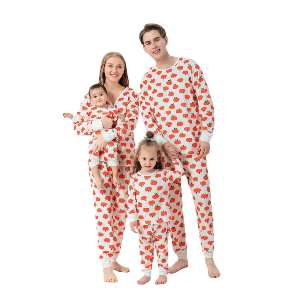 Halloween Styles Pumpkin Printing Kids Pajamas Suit Matching Family Pajamas Sets, Photo shows
Halloween Styles Pumpkin Printing Kids Pajamas Suit Matching Family Pajamas Sets, Photo shows