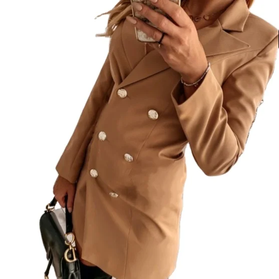 High Quality Temperament Long sleeved V-neck Double Breasted Button Pleated Dress Set for Women 2022 New
High Quality Temperament Long sleeved V-neck Double Breasted Button Pleated Dress Set for Women 2022 New