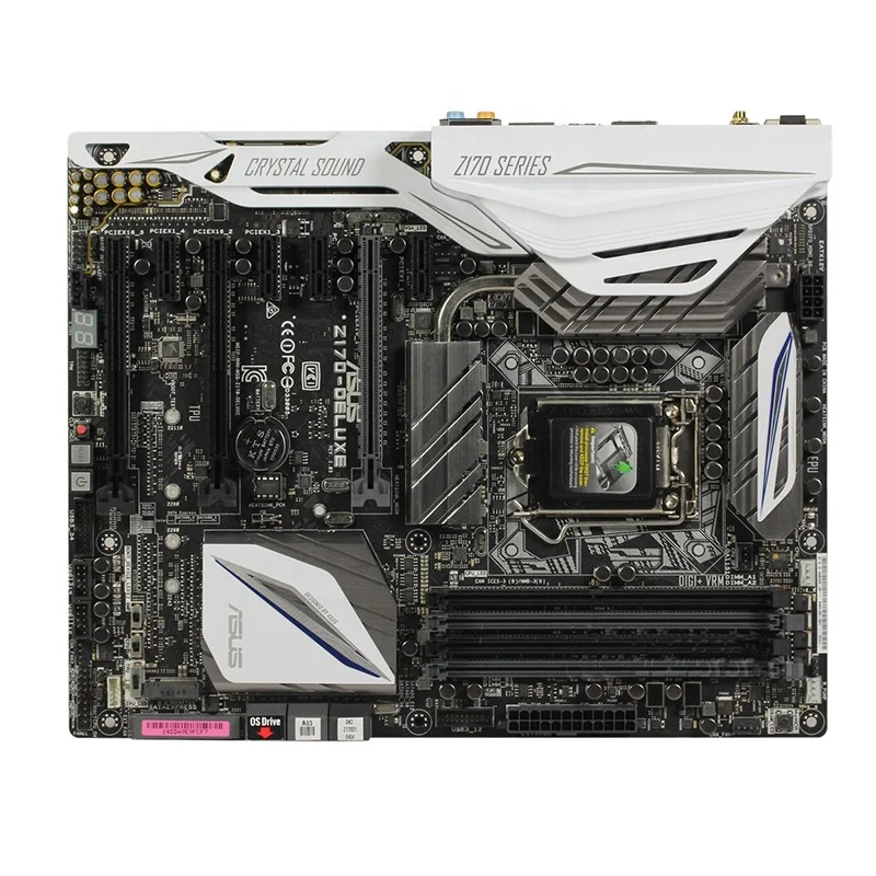 Used Asus Z170-DELUXE motherboard Z170 Durex motherboard supports 6700K DDR4 used
Used Asus Z170-DELUXE motherboard Z170 Durex motherboard supports 6700K DDR4 used