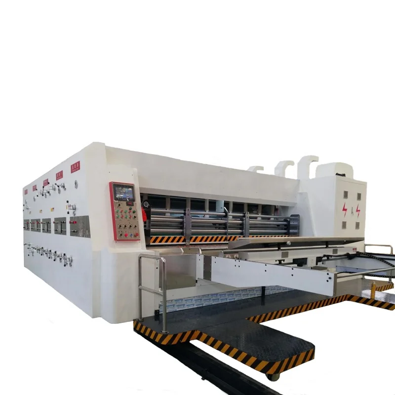 Cardboard printer equipment automatic corrugated box making machine price die cutting machine for carton box making
