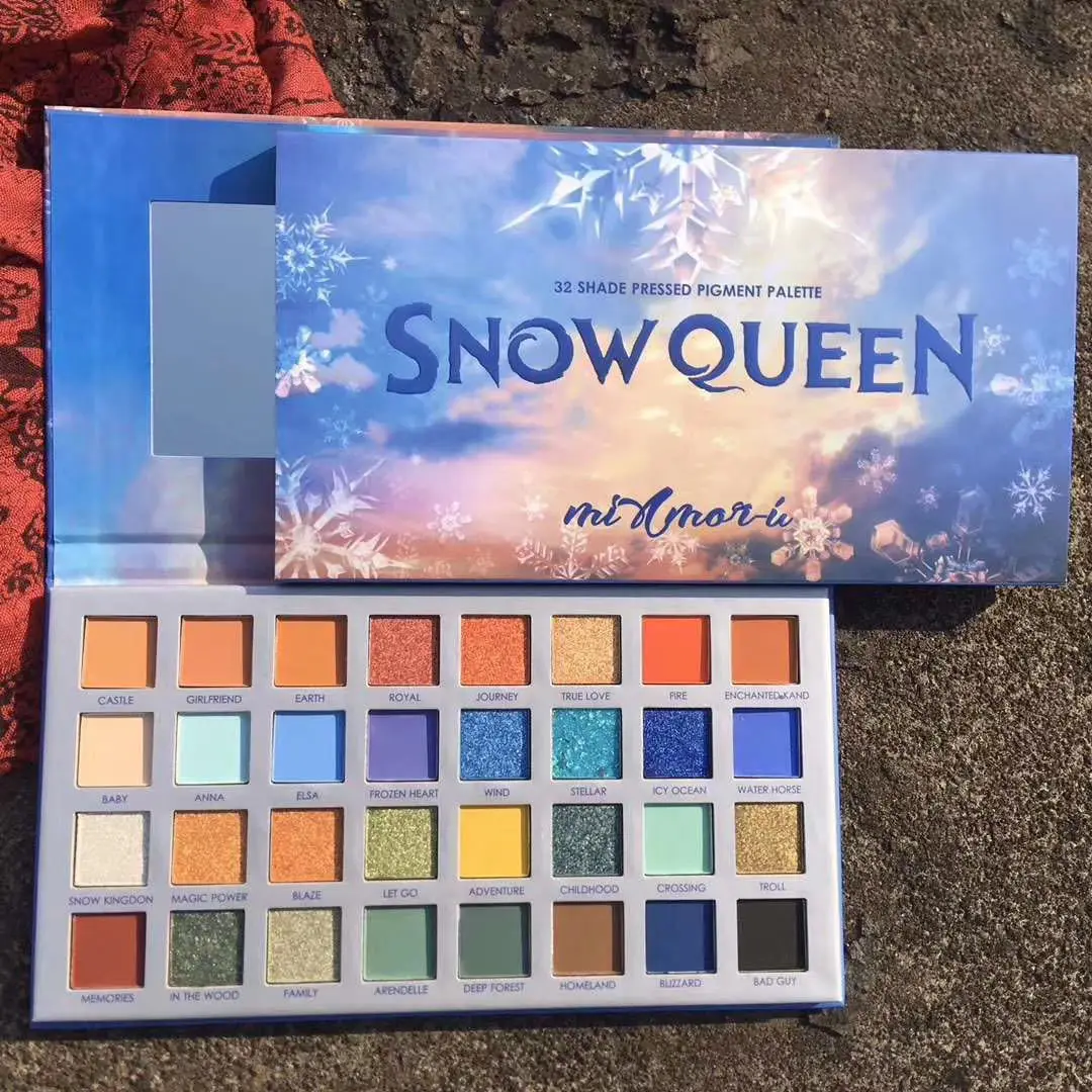 32 Colors Private Label Snow Queen Eye shadow Palette Shimmer Triangle Design Unlabeled Custom Glitter Cheap Eyeshadow Palette
32 Colors Private Label Snow Queen Eye shadow Palette Shimmer Triangle Design Unlabeled Custom Glitter Cheap Eyeshadow Palette