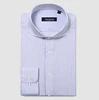 Men's high quality Egyptian cotton anti-wrinkle Windsor collar striped long-sleeved business formal shirt