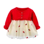 wholesale baby smocked the flower printing dress of girl spanish dresses for children