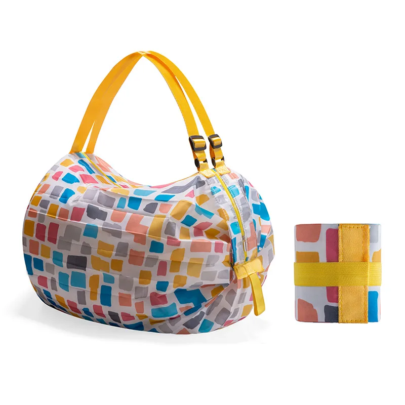 Folding travel one shoulder portable large portable shopping bag supermarket shopping bags custom
Folding travel one shoulder portable large portable shopping bag supermarket shopping bags custom