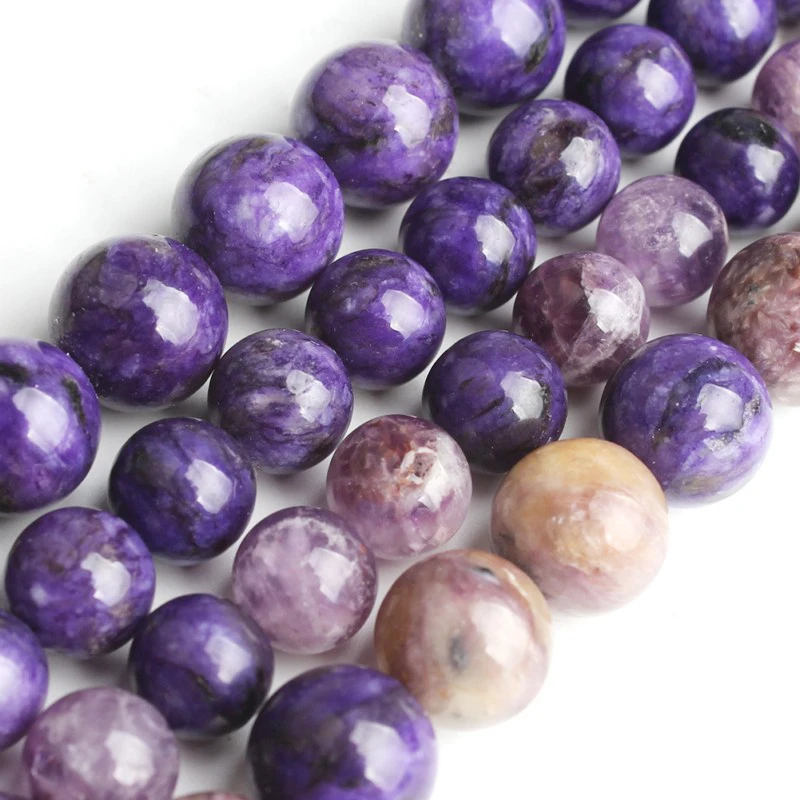 Natural 8/10MM Round Mixed A+ Charoite Stone Beads For Jewelry Making DIY
Natural 8/10MM Round Mixed A+ Charoite Stone Beads For Jewelry Making DIY