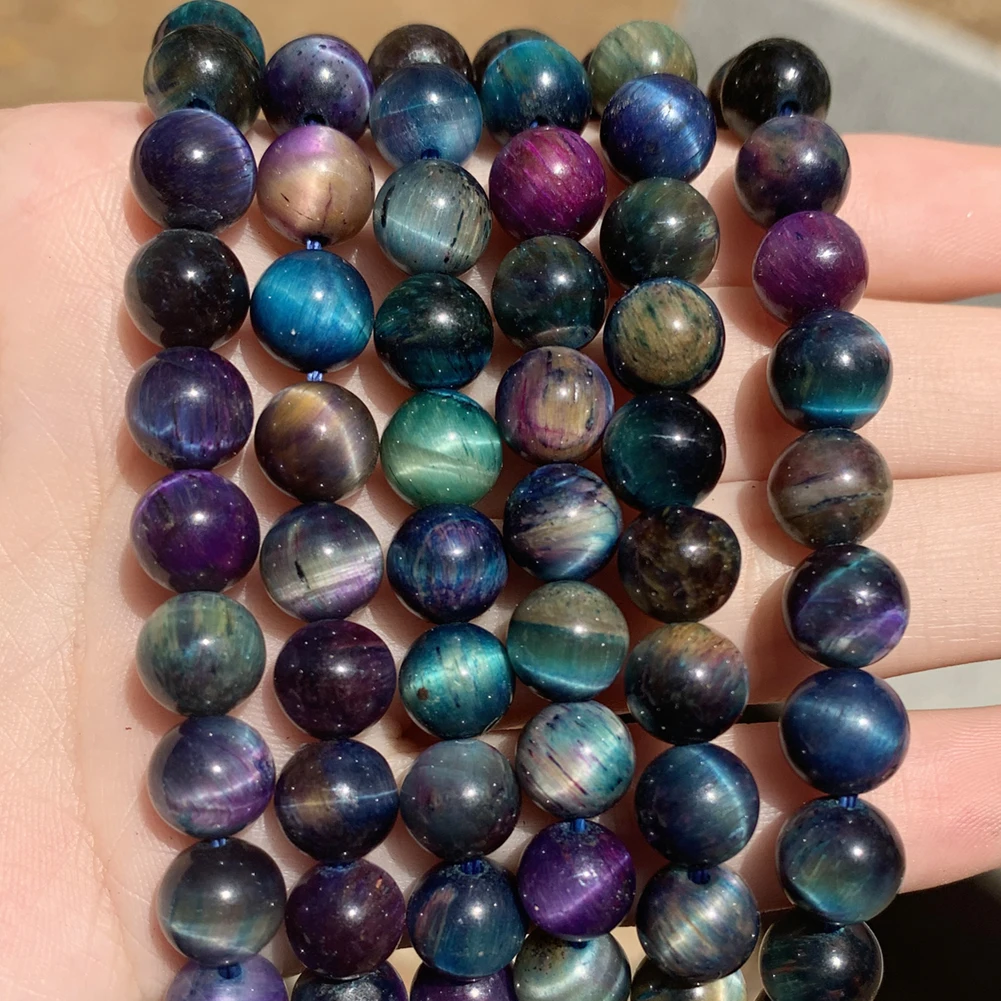 Wholesale Round 6/8/10mm Multicolor Green Purple Tiger Eye Stone Loose Beads For Jewelry DIY Making
Wholesale Round 6/8/10mm Multicolor Green Purple Tiger Eye Stone Loose Beads For Jewelry DIY Making