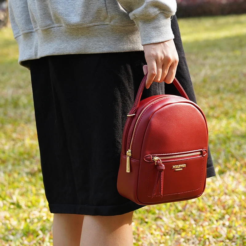 Alibaba China Supplier Ladies Bags Double PU Leather Back Zipper Backpack For Women
Alibaba China Supplier Ladies Bags Double PU Leather Back Zipper Backpack For Women