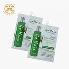 Liquid Pouch Custom Printed Small Plastic Cosmetic Liquid Cream Sample Spout Pouch With Cap