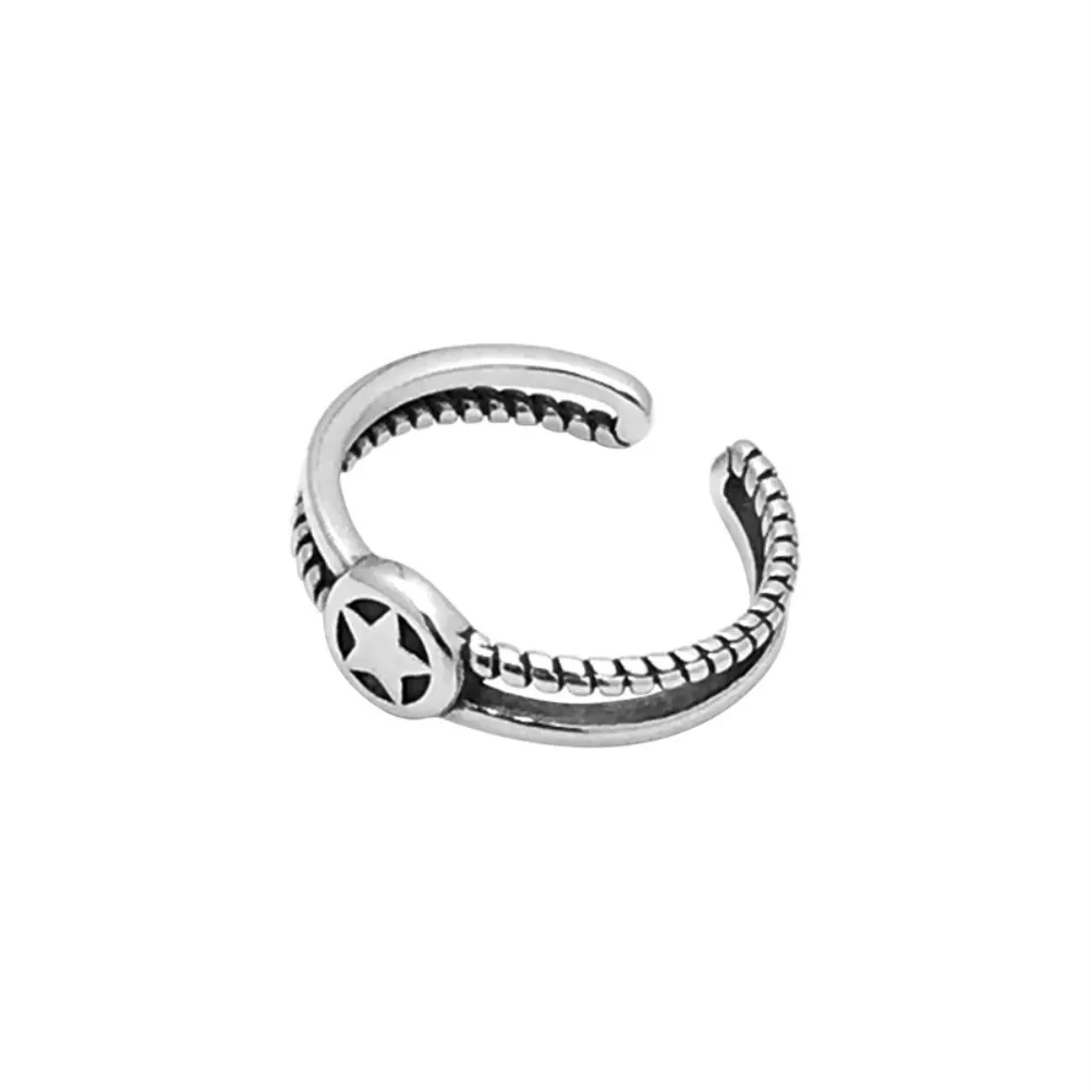 R257 Factory wholesale high quality Silver jewelry 925 sterling sliver adjustable stars ring
R257 Factory wholesale high quality Silver jewelry 925 sterling sliver adjustable stars ring
