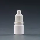 plastic liquid medicine packaging container empty white 5ml eye dropper bottle