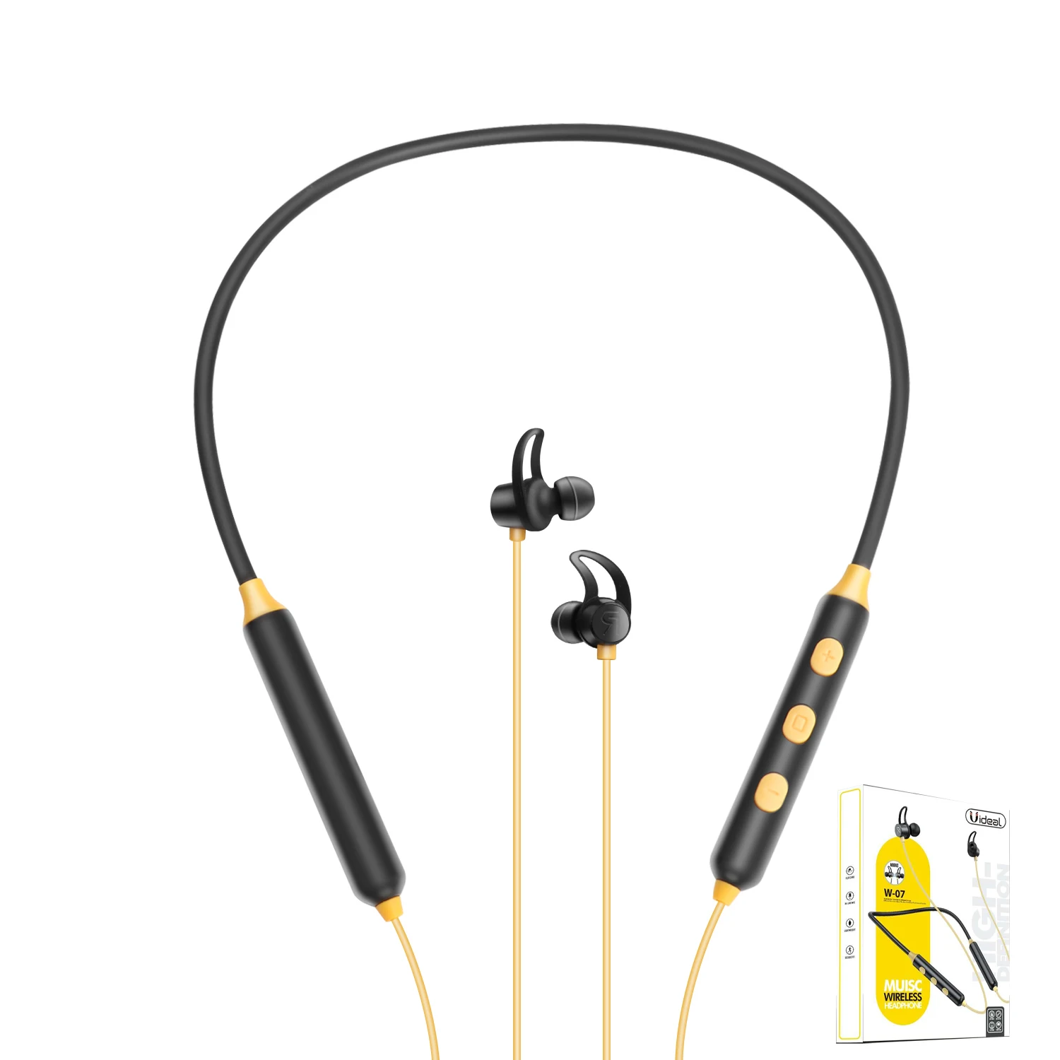 Hot Selling Wireless Earphones Headphone Phone Neckband Sport Stereo Handfree With Mic For Mobile Accessory W07
Hot Selling Wireless Earphones Headphone Phone Neckband Sport Stereo Handfree With Mic For Mobile Accessory W07