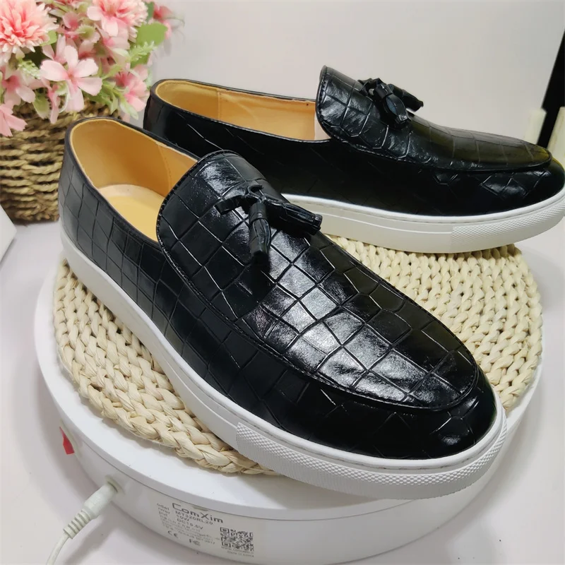 New Design Tassels Loafers White Color Casual Leather Shoes for Men Fashion Dress Shoes
New Design Tassels Loafers White Color Casual Leather Shoes for Men Fashion Dress Shoes