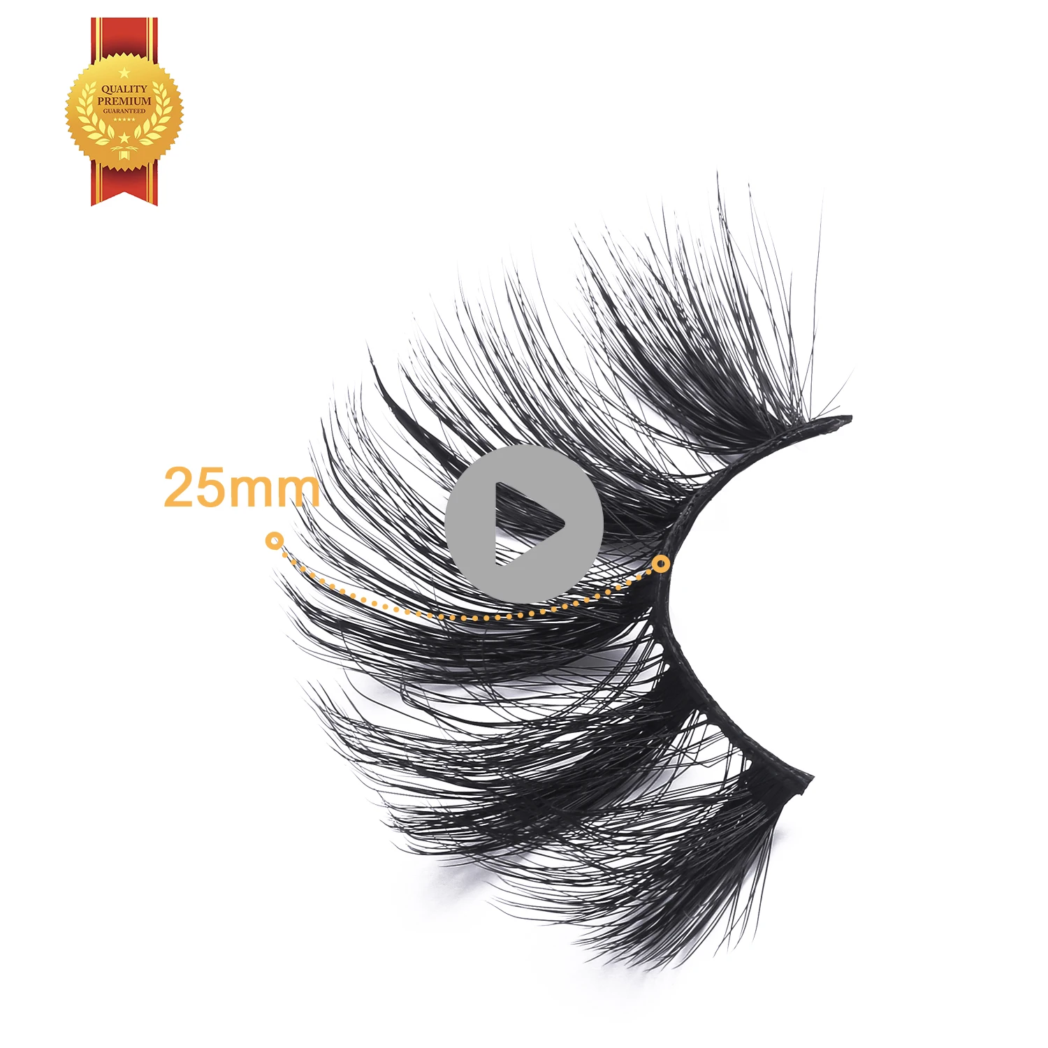 Hand Made Eyelashes 25mm False Eyelash Mink Eye Lashes with Private Custom Packaging 25mm Mink Eyelash extension, Black
Hand Made Eyelashes 25mm False Eyelash Mink Eye Lashes with Private Custom Packaging 25mm Mink Eyelash extension, Black