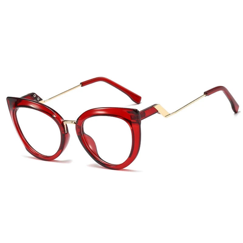 

SHINELOT 92321 Fashion Women Eyewear Cat Glasses Frames Metal Anti Blue Light Optical Glasses Buy Wholesale Direct From China