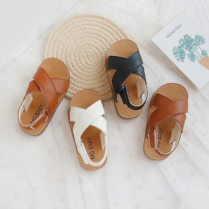 PU Cross Anti-Slip Sandals 2022 New Children's Summer Beach Shoes Breathable Sandals For Children, As pictures
PU Cross Anti-Slip Sandals 2022 New Children's Summer Beach Shoes Breathable Sandals For Children, As pictures