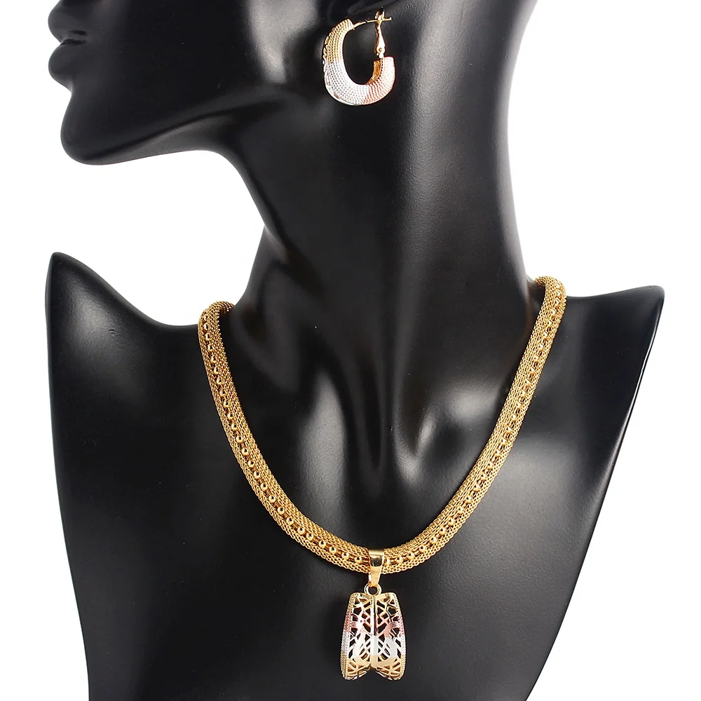Genuine New Women Jewelry Sets Dubai Gold Dangle Wholesale Stainless Steel Box Necklace Earring Set
Genuine New Women Jewelry Sets Dubai Gold Dangle Wholesale Stainless Steel Box Necklace Earring Set
