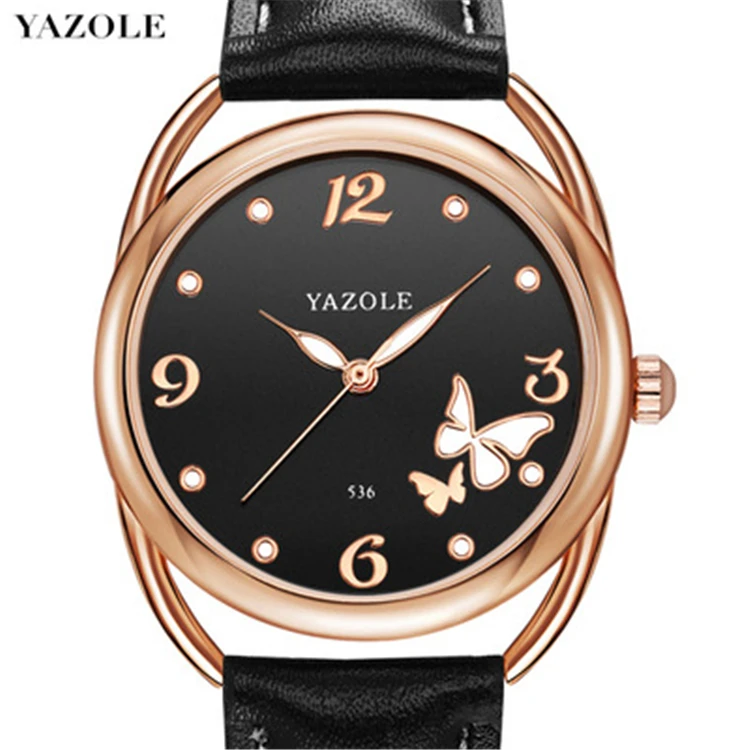 2021 New Fashion Yazole 536 Butterfly Flower Bling Genuine Leather Quartz Wedding Wristwatches Wrist Watch Women
2021 New Fashion Yazole 536 Butterfly Flower Bling Genuine Leather Quartz Wedding Wristwatches Wrist Watch Women