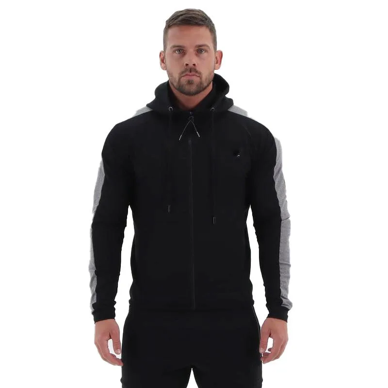 BBQZD13 Black Outdoor sports men casual jogging suit zipper type long-sleeved jacket custom logo muscle fitness sportswear
BBQZD13 Black Outdoor sports men casual jogging suit zipper type long-sleeved jacket custom logo muscle fitness sportswear