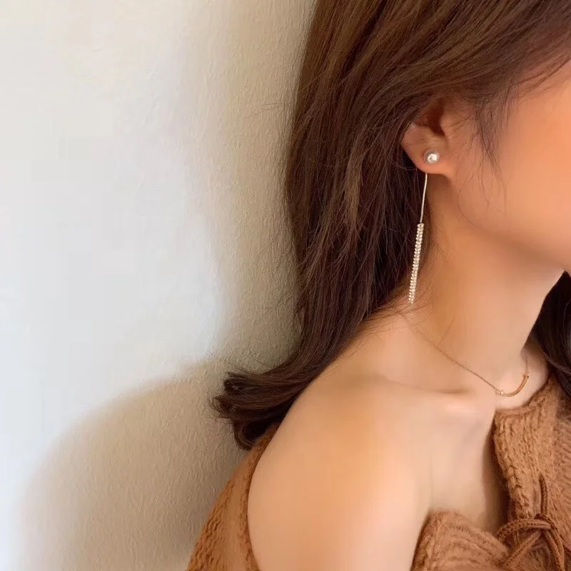2021 New 925 Pave Rhinestone Elegant Pearl Round Long Stud Earrings For Women, Picture
2021 New 925 Pave Rhinestone Elegant Pearl Round Long Stud Earrings For Women, Picture