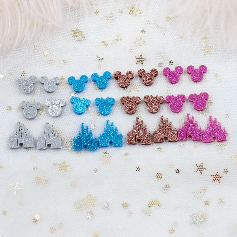 Male Mouse Head Acrylic Stud Earring( No Stud) Jewelry Accessories Female Mouse Castle Stud Laser Cut Earring
Male Mouse Head Acrylic Stud Earring( No Stud) Jewelry Accessories Female Mouse Castle Stud Laser Cut Earring