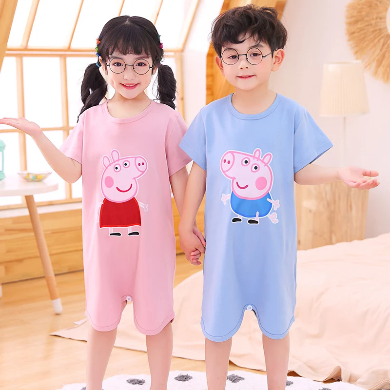 Wholesale Kids Pajamas Boys & Girls Cute Cartoon Sleepwear Summer Casual Romper Jumpsuit One piece Night Shirt Pajamas, Picture
Wholesale Kids Pajamas Boys & Girls Cute Cartoon Sleepwear Summer Casual Romper Jumpsuit One piece Night Shirt Pajamas, Picture