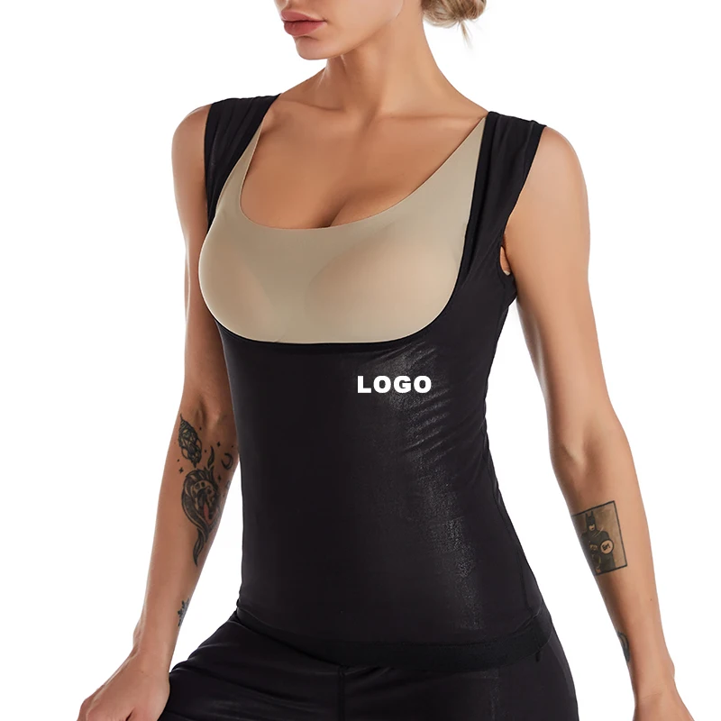 Hot Sweat Vest Silver Compression Tummy Control Body Building Custom Logo Gym Fitness Workout Vest Shirts for Women, Black
Hot Sweat Vest Silver Compression Tummy Control Body Building Custom Logo Gym Fitness Workout Vest Shirts for Women, Black
