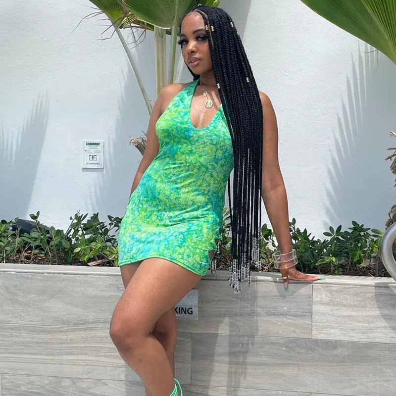 Hot Selling Sleeveless Print Halter Club Hollow Out Dress Backless Summer Dress 2021 Sexy Bodycon Miniskirt, Customized color
Hot Selling Sleeveless Print Halter Club Hollow Out Dress Backless Summer Dress 2021 Sexy Bodycon Miniskirt, Customized color