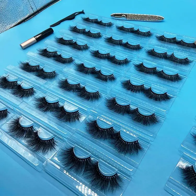 Factory High Quality Mink Eyelashes Private Label 100% Real 3d 5d 25mm Mink Lashes, Natural black or colorful
Factory High Quality Mink Eyelashes Private Label 100% Real 3d 5d 25mm Mink Lashes, Natural black or colorful