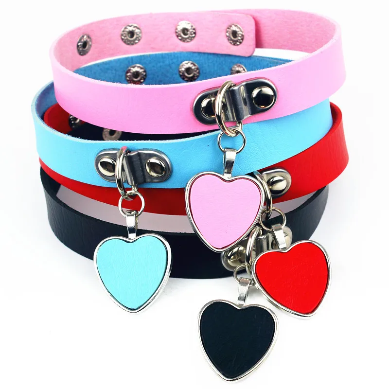 JOJO Fashion Adjustable Gothic Punk SM Toys Rivet Heart Leather Collar Choker Necklace For Women Teens Girls
JOJO Fashion Adjustable Gothic Punk SM Toys Rivet Heart Leather Collar Choker Necklace For Women Teens Girls