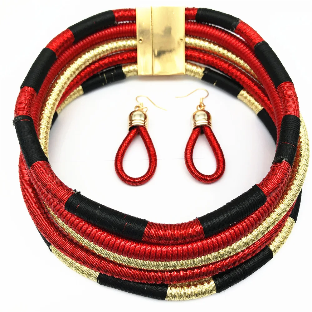 Fashion African Multi Layer Choker Necklace Women Big Collar Statement Necklace Sets, Other
Fashion African Multi Layer Choker Necklace Women Big Collar Statement Necklace Sets, Other