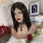 Bliss Brazilian 4x4 Closure Bob Wigs 100% Human Hair
