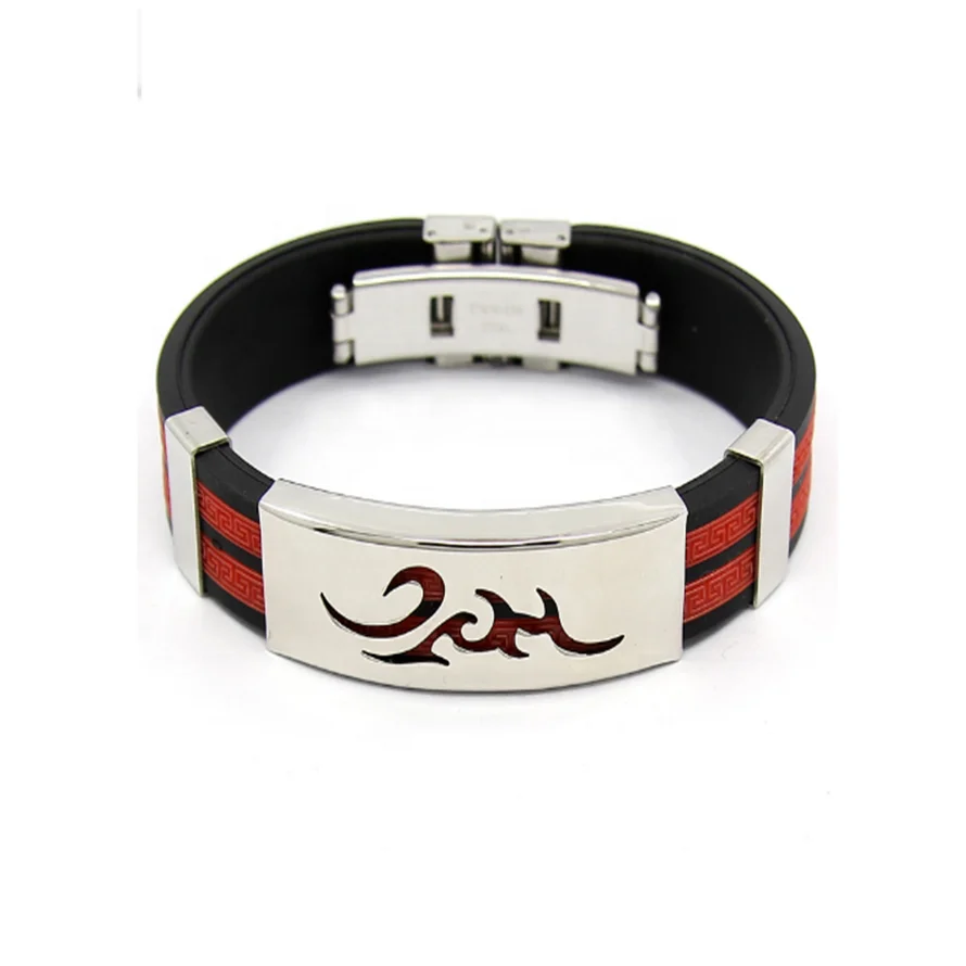 Thin Blue Line Stainless Steel Silicone Bracelet Adjustable Stainless Steel Silicone Wristband, Pantone color
Thin Blue Line Stainless Steel Silicone Bracelet Adjustable Stainless Steel Silicone Wristband, Pantone color