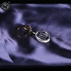MH-Y0009 Engraving crystal keychain Souvenir keyring