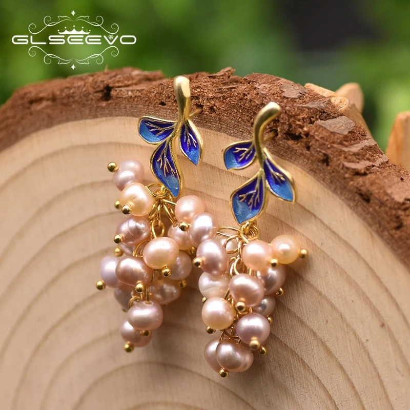 Natural Pearl Grape Shape Cute Drop Earrings For Women Personalized Handmade Irregular Luxury Jewelry
Natural Pearl Grape Shape Cute Drop Earrings For Women Personalized Handmade Irregular Luxury Jewelry