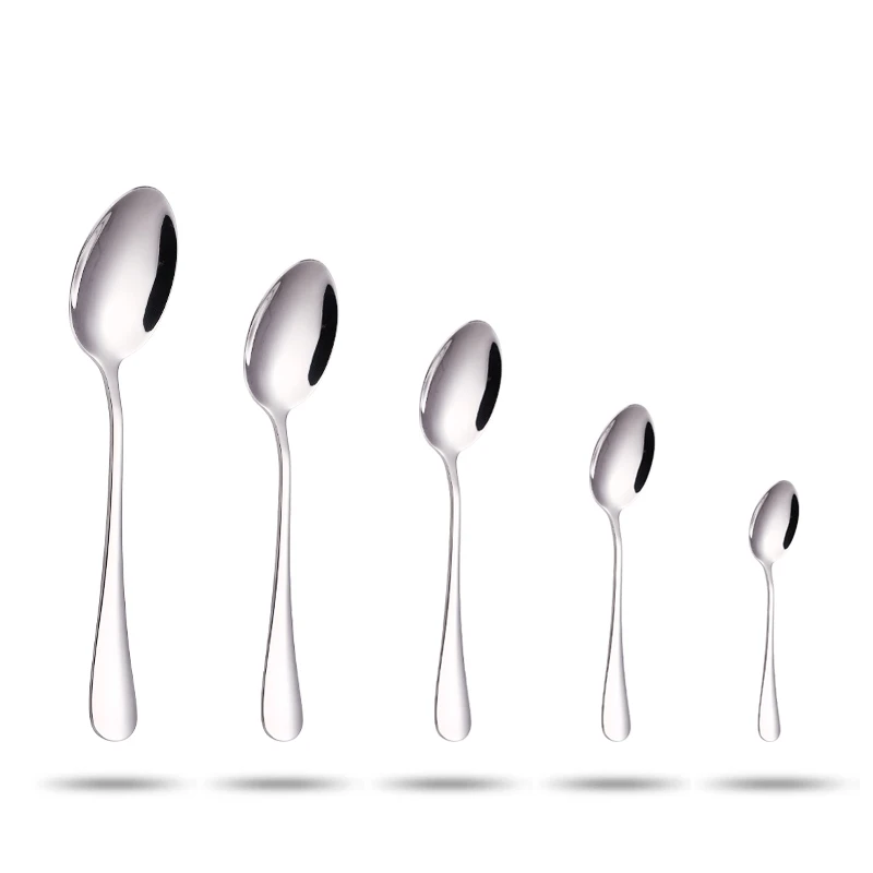 Hot Sales Cuchara de la cena Dinner Spoon 304 Stainless Steel Gold Spoon and Fork Set Customized Logo Dinner Coffee Tea Spoon
Hot Sales Cuchara de la cena Dinner Spoon 304 Stainless Steel Gold Spoon and Fork Set Customized Logo Dinner Coffee Tea Spoon