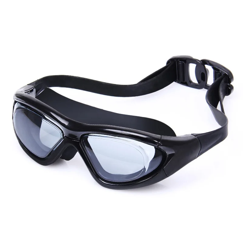 The best-selling adult swimming goggles with large frame plating flat goggles, Black
The best-selling adult swimming goggles with large frame plating flat goggles, Black