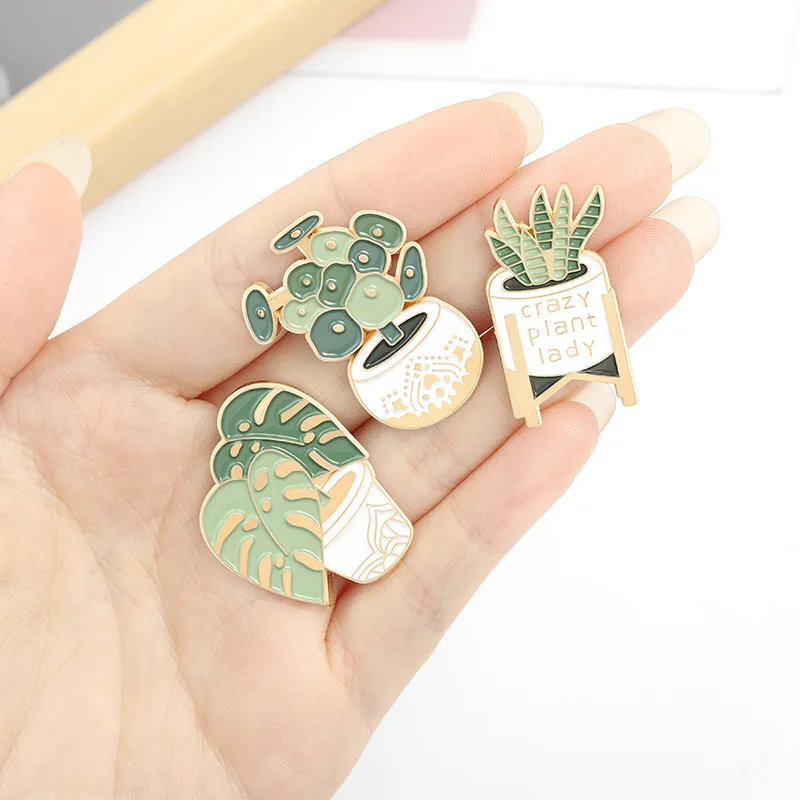New Creative Cartoon Alloy Cactus Succulent Brooches for Women Girls Plant Vintage Party Clothes Pin Temperament Jewelry Gift
New Creative Cartoon Alloy Cactus Succulent Brooches for Women Girls Plant Vintage Party Clothes Pin Temperament Jewelry Gift