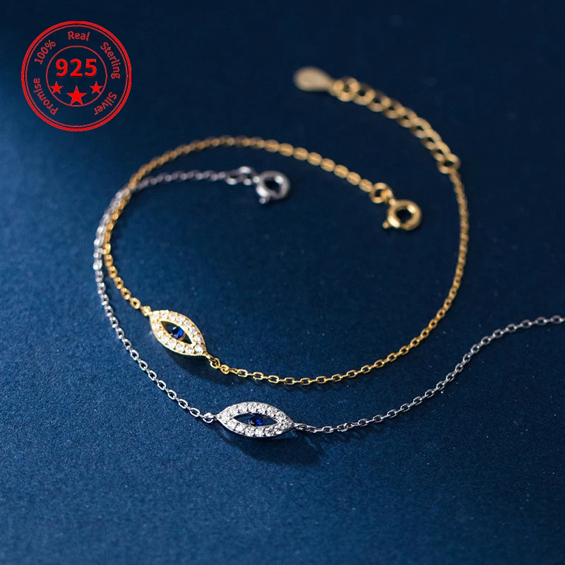 2021 Hot Trending Evil Eye Charms Bracelets 925 Sterling Silver Gold Plated Link Bracelets Fashion Unique Jewelry for Women
2021 Hot Trending Evil Eye Charms Bracelets 925 Sterling Silver Gold Plated Link Bracelets Fashion Unique Jewelry for Women