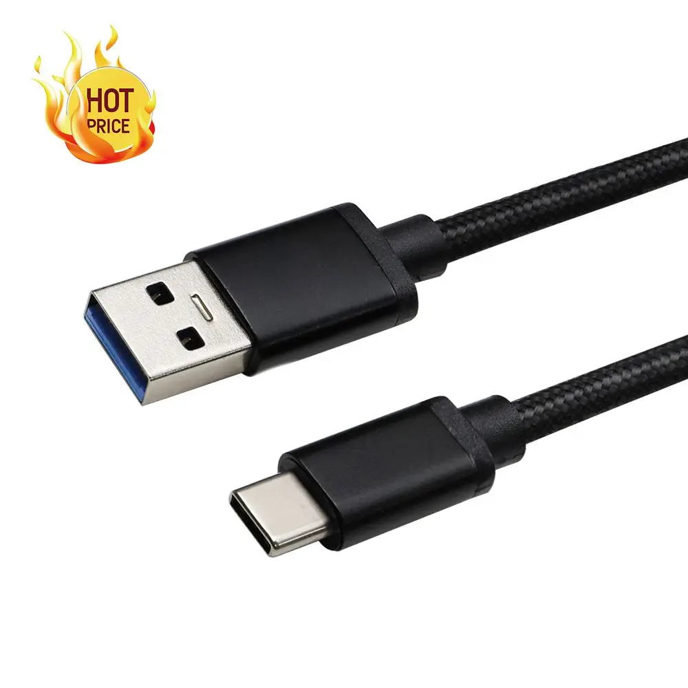 High Quality Power Charging Data Sync A to C Type USB 3.0 Data Charging Cable for Laptop, Black/grey
High Quality Power Charging Data Sync A to C Type USB 3.0 Data Charging Cable for Laptop, Black/grey