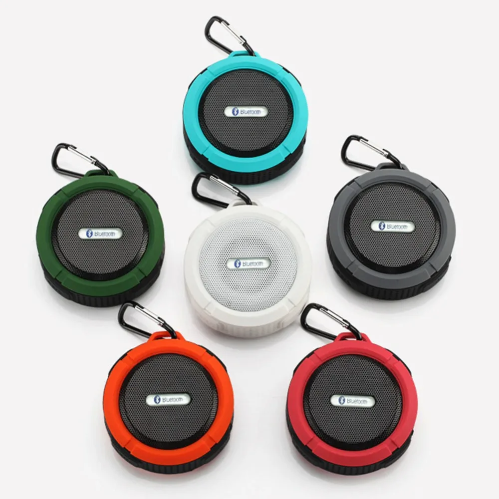 

Promotional IP65 Waterproof Mobile Wireless Speaker C6 Speaker Mini Sport Outdoor Speaker, Red,blue,green,orange,black
