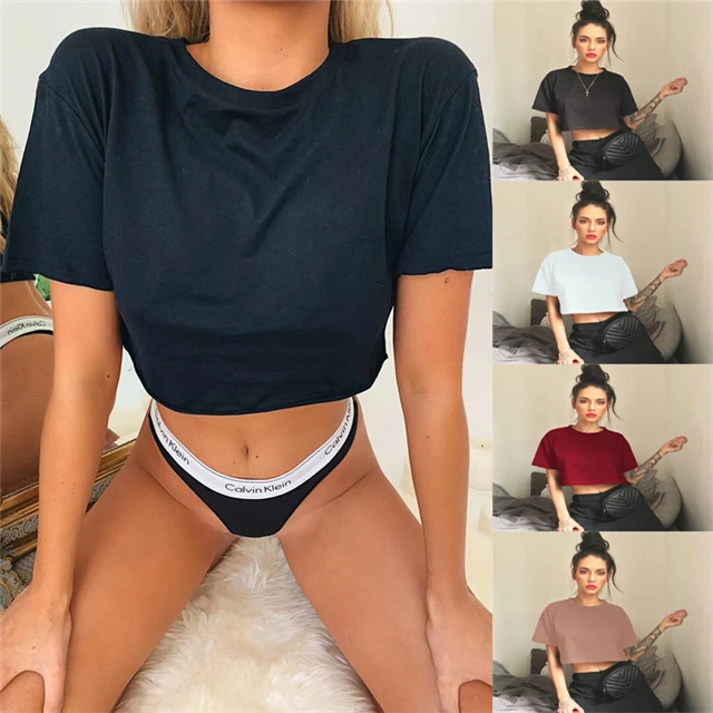 Multicolor Solid Color Basic Hip-hop Style Girl Short Sleeve Sexy Crop Top, Picture color
Multicolor Solid Color Basic Hip-hop Style Girl Short Sleeve Sexy Crop Top, Picture color
