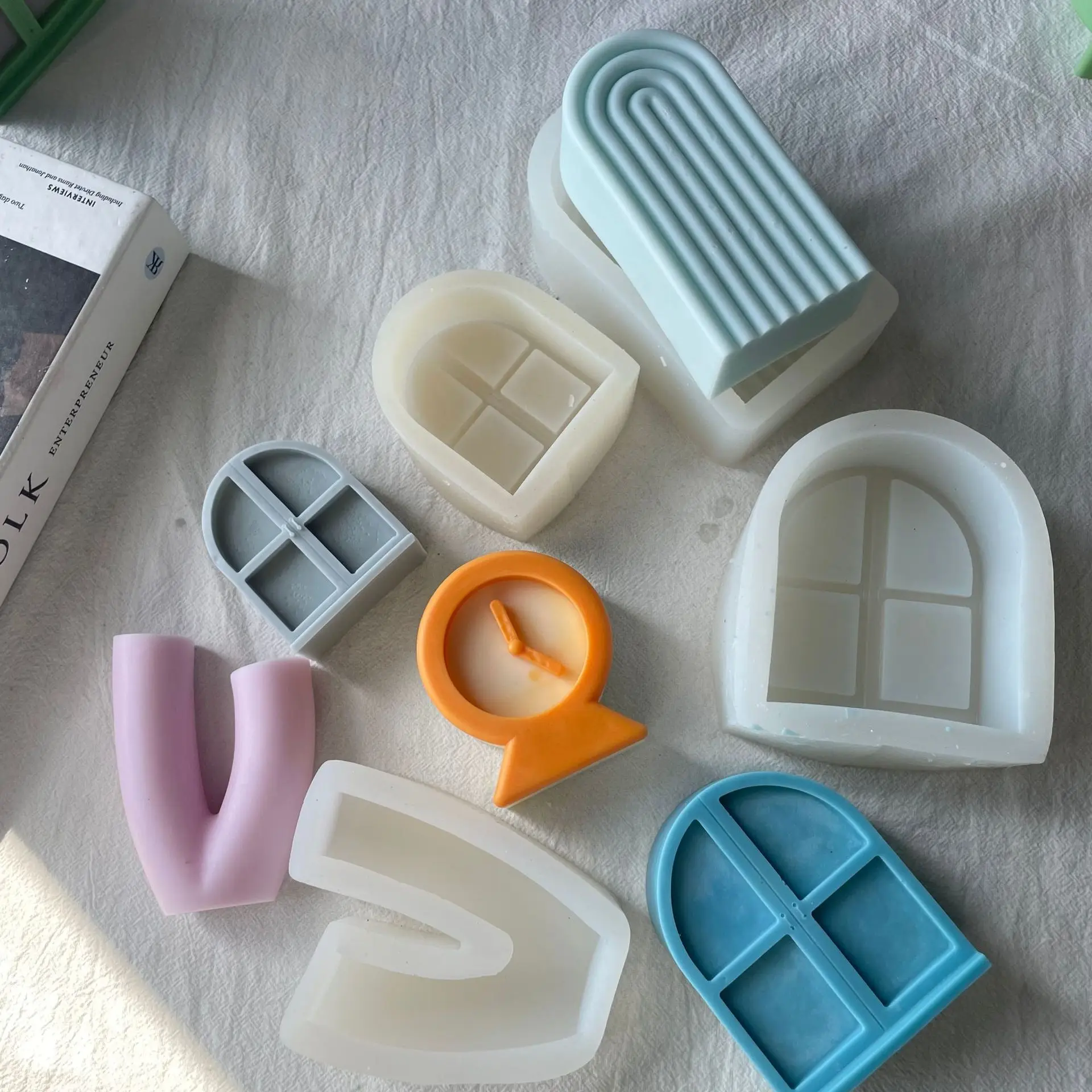 New Geometric Candle Decoration Silicone Mold Creative Door And Window Clock Simple Home Decoration Mold
New Geometric Candle Decoration Silicone Mold Creative Door And Window Clock Simple Home Decoration Mold