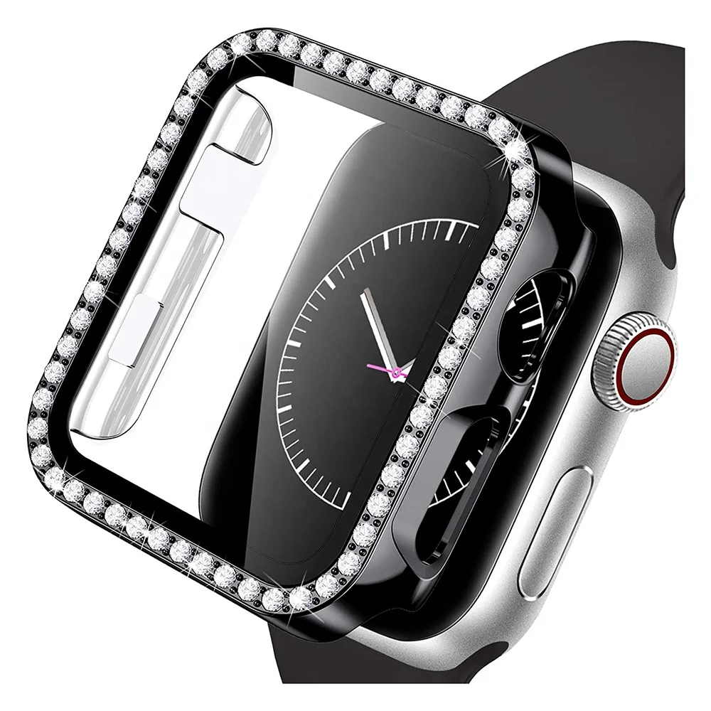 Hot Selling for Apple Watch Diamond Case 38mm 40mm 42mm 44mm Luxury Bling Hard Bumper Cover for iWatch Series 6 SE 5 4 3, Black, silver, red, pink, gold, rosy gold
Hot Selling for Apple Watch Diamond Case 38mm 40mm 42mm 44mm Luxury Bling Hard Bumper Cover for iWatch Series 6 SE 5 4 3, Black, silver, red, pink, gold, rosy gold