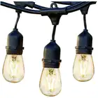 Christmas string light outdoor & indoor use, waterproof, LED or incandescent bulbs festival outdoor decoration light
